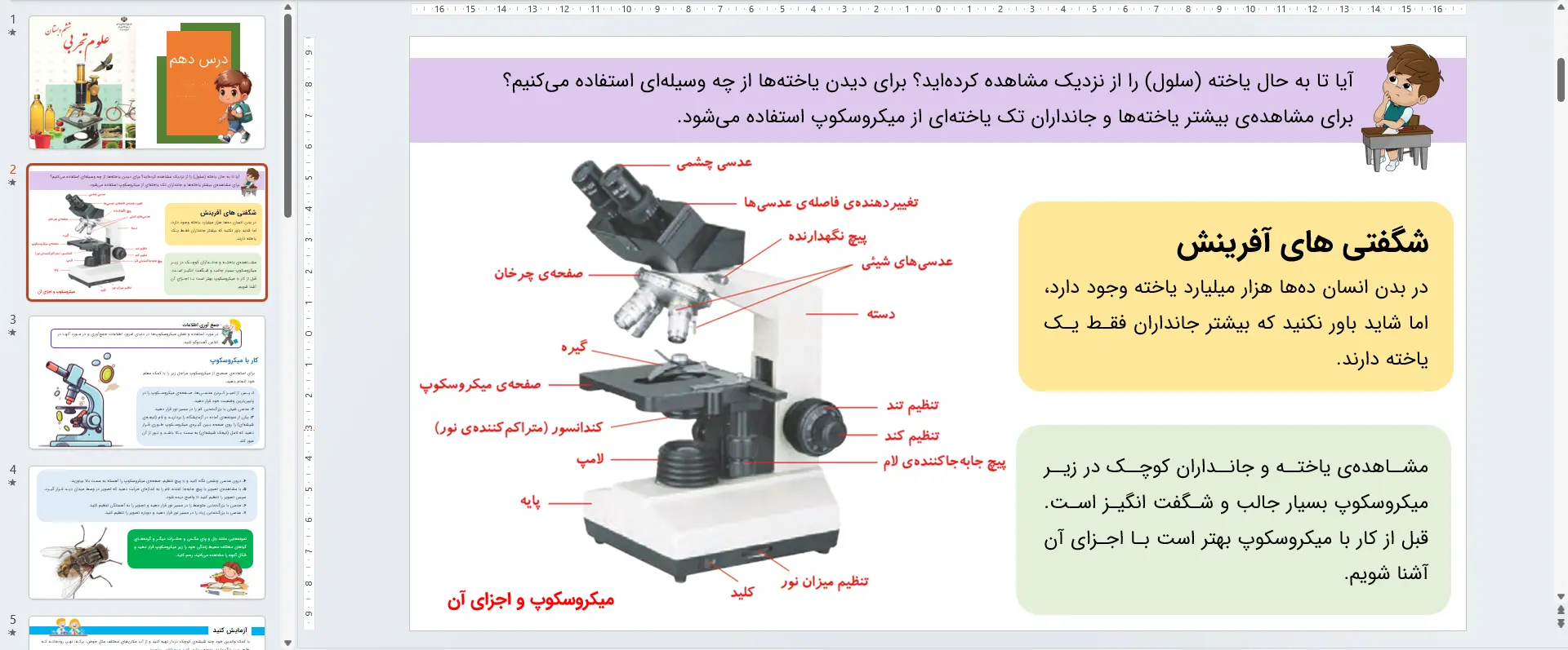 پاورپوینت علوم ششم درس 10