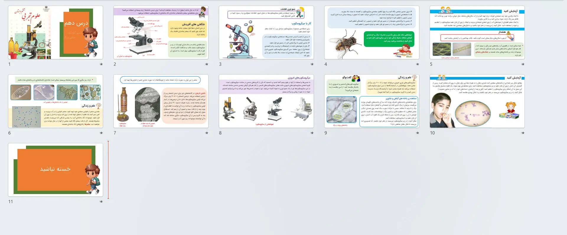 پاورپوینت علوم ششم درس 10